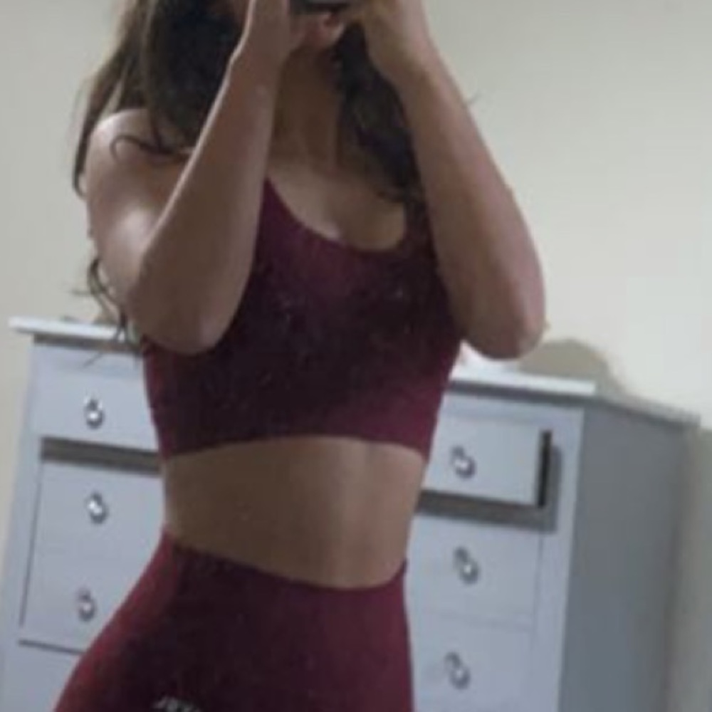 AYBL Maroon Sports Bra